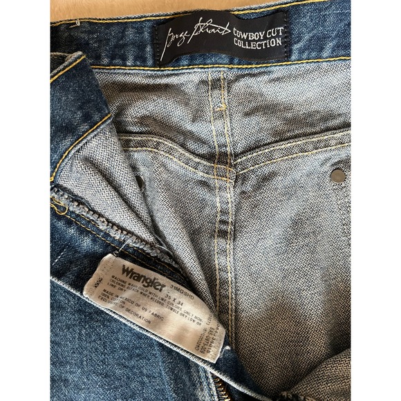 Wrangler George Strait Cowboy Cut Mens Jeans 31MGSHD Sz 35x34 - Picture 2 of 7